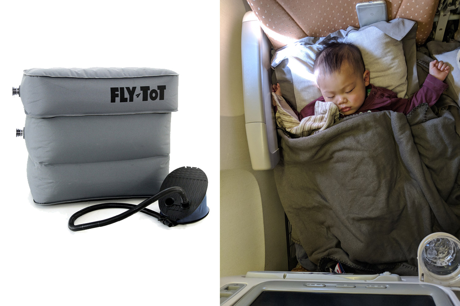 travel crib on airplane